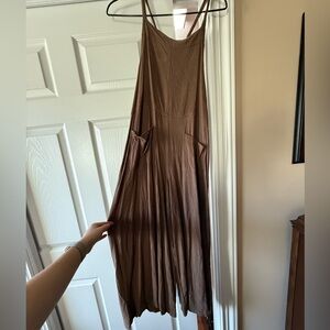 Brown Jumpsuit